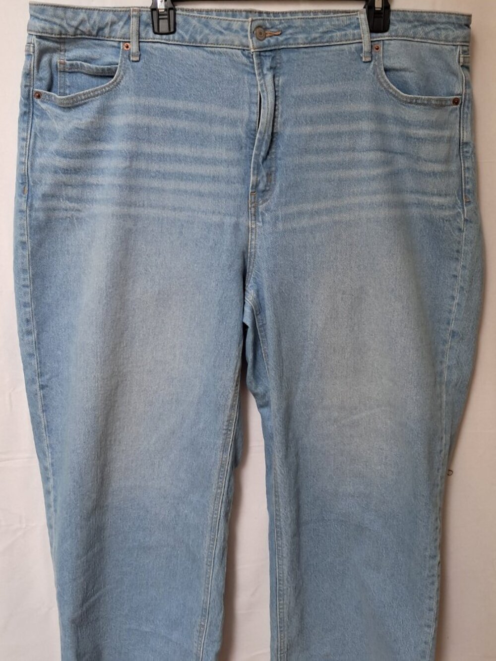 Old Navy Sky-Hi Wide Leg Extra High-Rise Light Wash Jeans Size 22